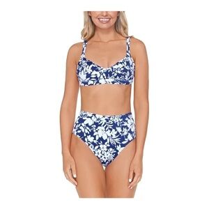 Raisins Beach Life Bikini Top & High-Waisted Bottoms NWT